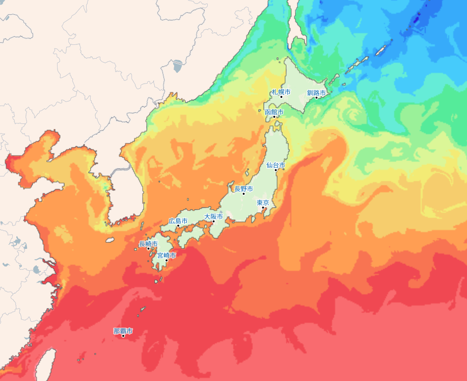 海水温マップ