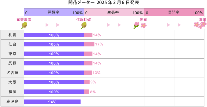 2025年第3回開花メーター