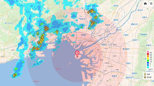 雷監視イメージ