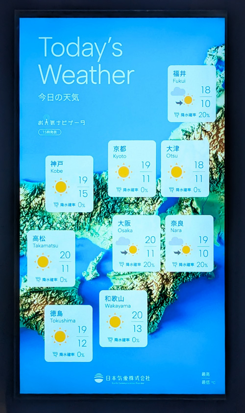グランフロント大阪サイネージ