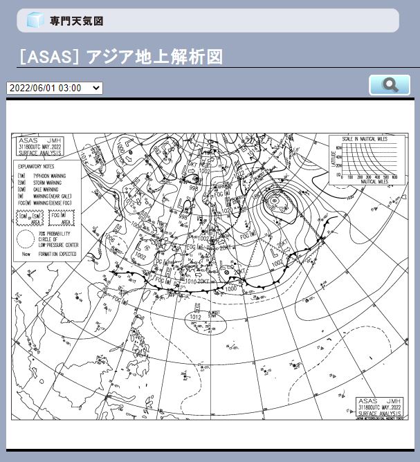 専門天気図